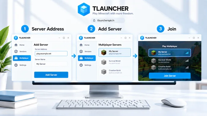 How to join TLauncher Servers