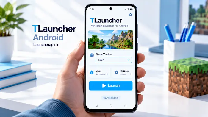 TLauncher Android Minecraft launcher interface