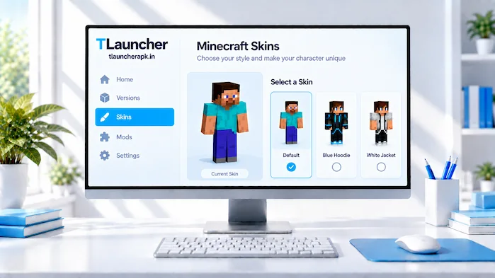 TLauncher Skins Minecraft character preview
